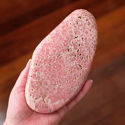 Rhodochrosite Freeform | Polished Rhodochrosite Crystal E