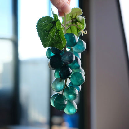 Fluorite Grape Bunch | Unique Artificial Crystal Grapes