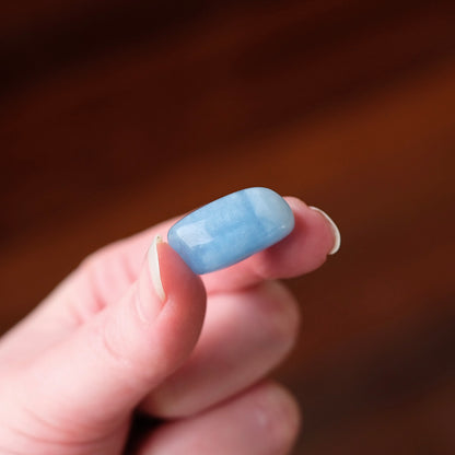 Aquamarine Tumble | Blue Beryl Tumbled Crystal