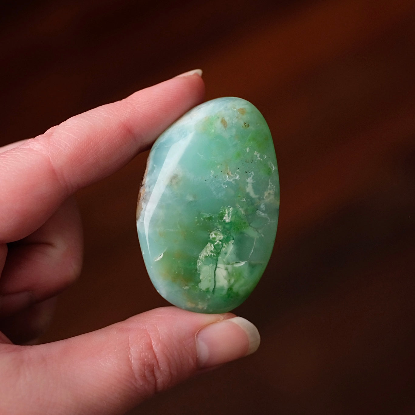 Australian Chrysoprase Freeform | Polished Chrysoprase Crystal