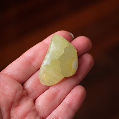 Australian Prehnite Freeform | Polished Prehnite Crystal