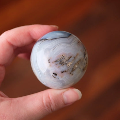 Agate Egg | Dendritic Agate Crystal Egg