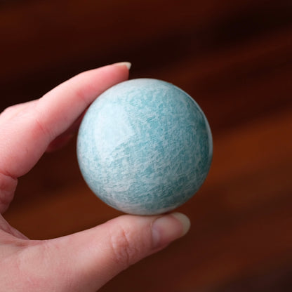 Amazonite Sphere | Blue Amazonite Crystal Sphere