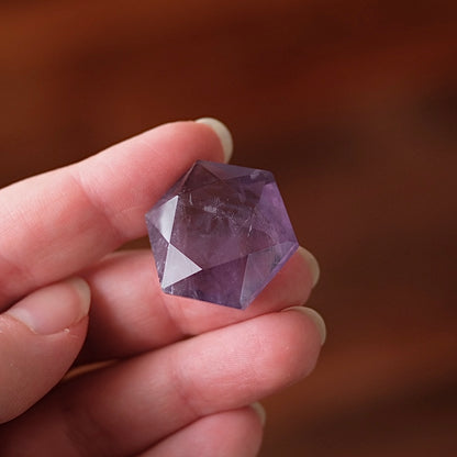 Amethyst Hexagon | Crystal Jewel | Star of David