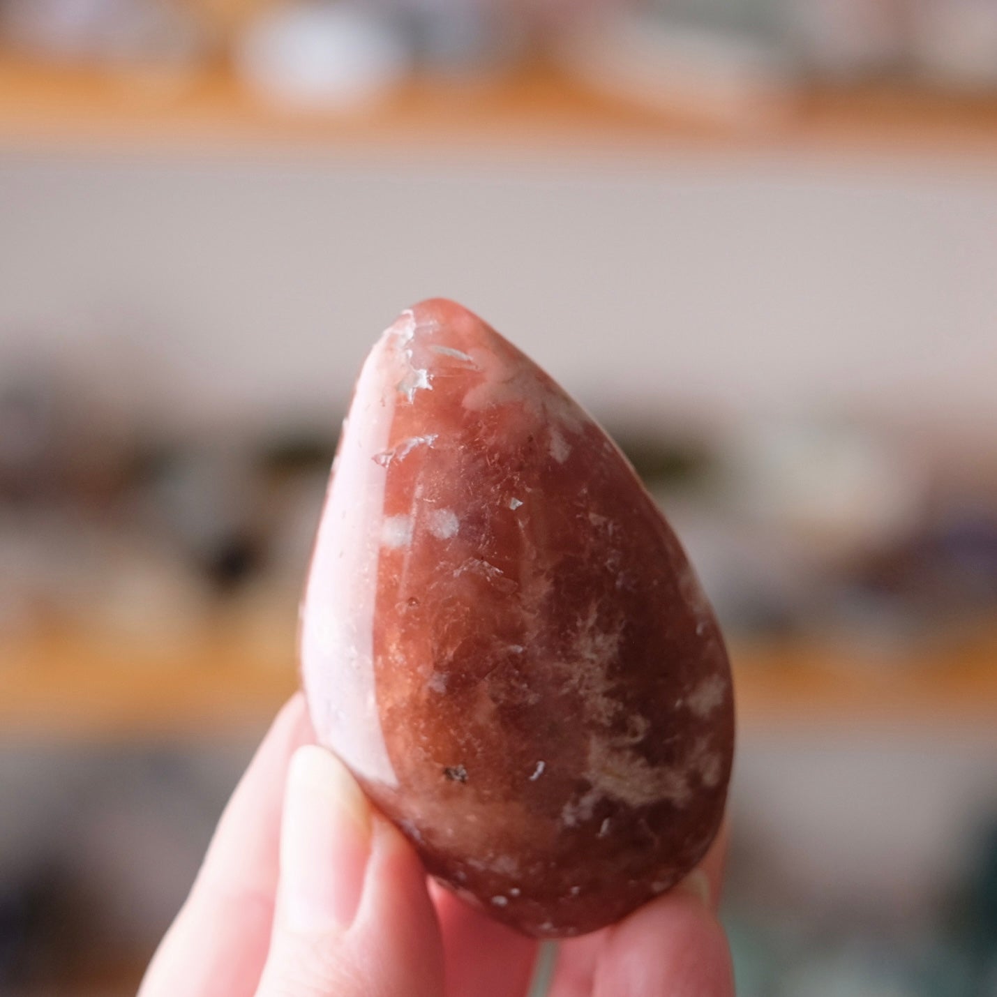 Raspberry Pink Amethyst | Polished Pink Amethyst Crystal Freeform 4