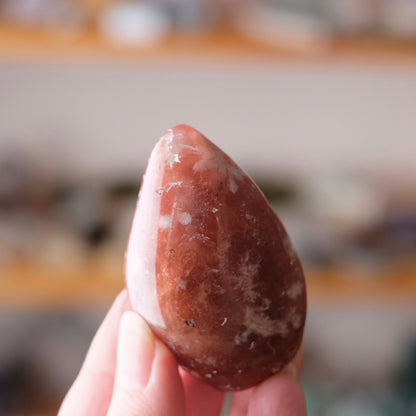 Raspberry Pink Amethyst | Polished Pink Amethyst Crystal Freeform 4