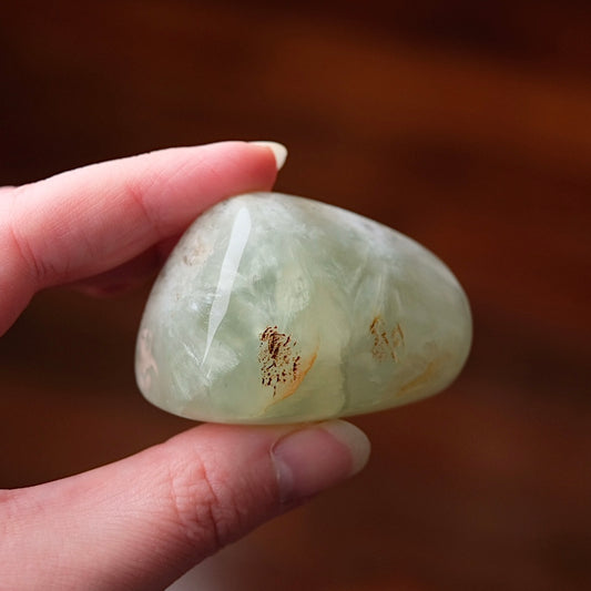 Australian Prehnite Freeform | Polished Prehnite Crystal