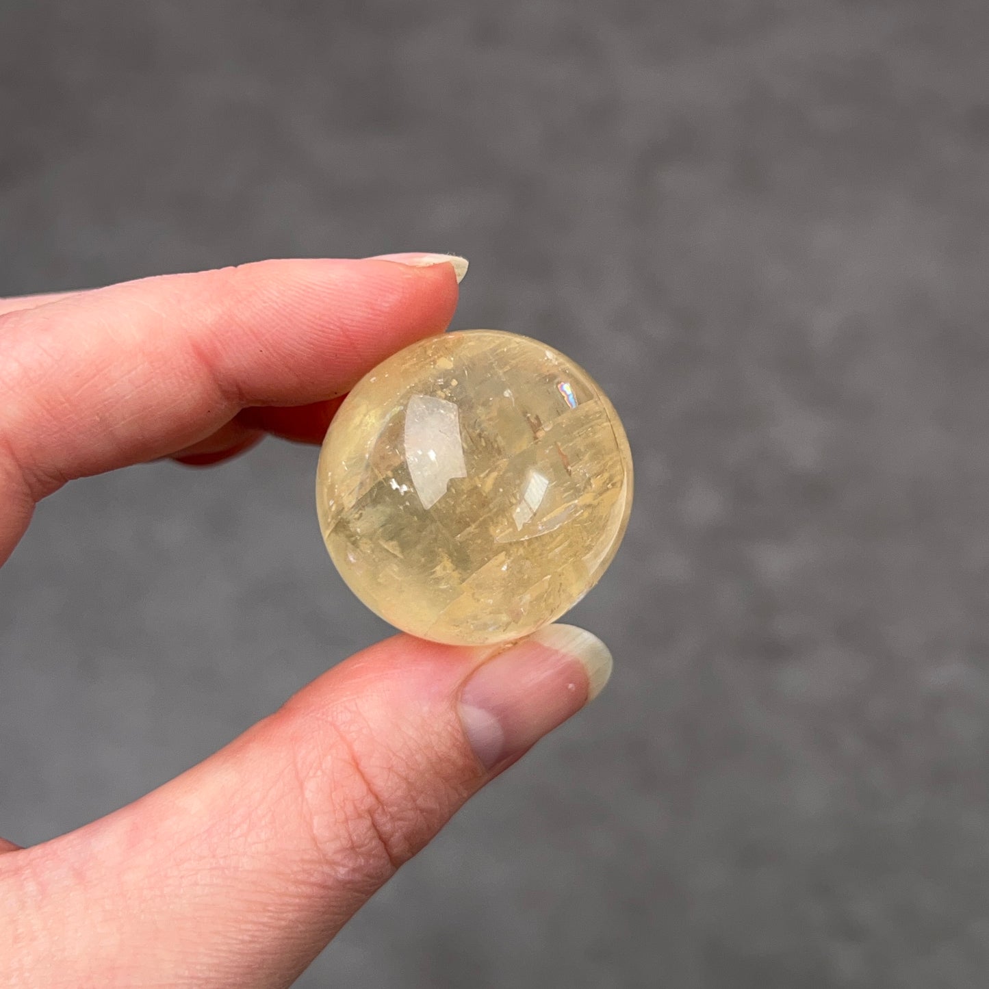 Honey Calcite Sphere | Golden Optical Calcite Crystal Sphere