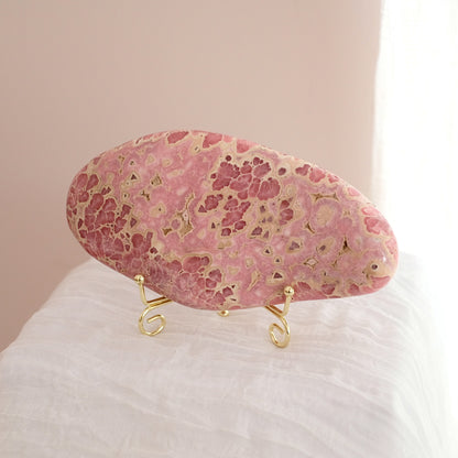 Rhodochrosite Freeform | Polished Rhodochrosite Crystal E