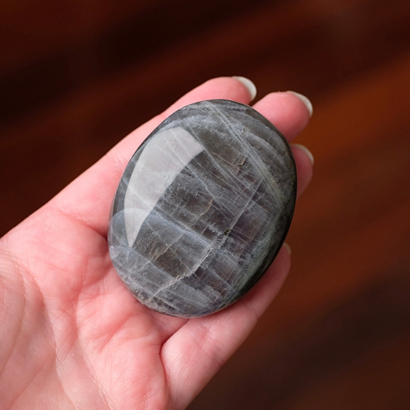 Purple Labradorite Palm | Sunset Labradorite Crystal Palm