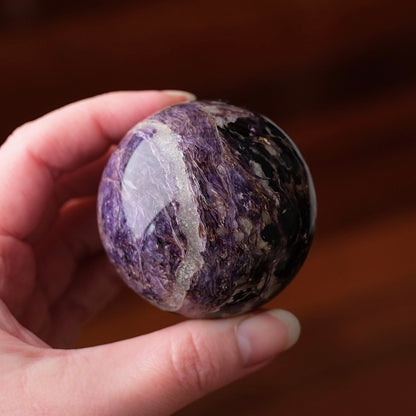 Purple Charoite Sphere | Charoite Crystal Sphere