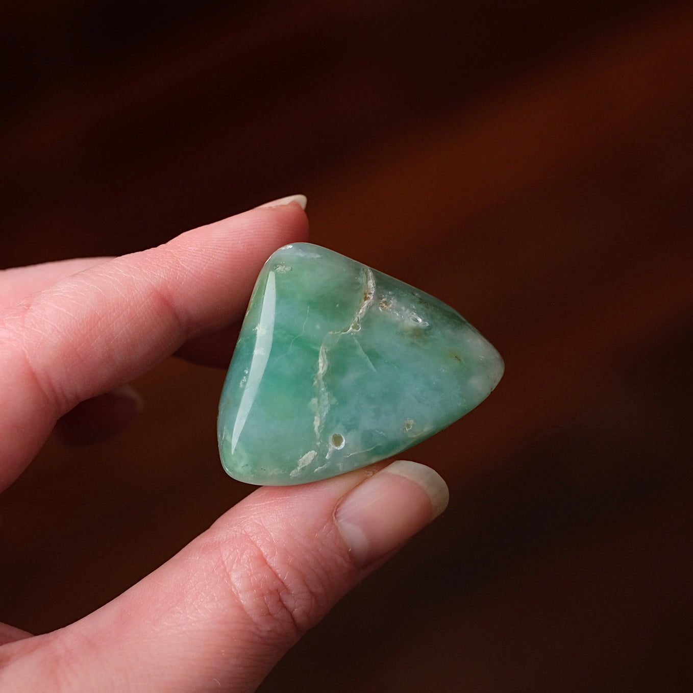 Australian Chrysoprase Freeform | Polished Chrysoprase Crystal