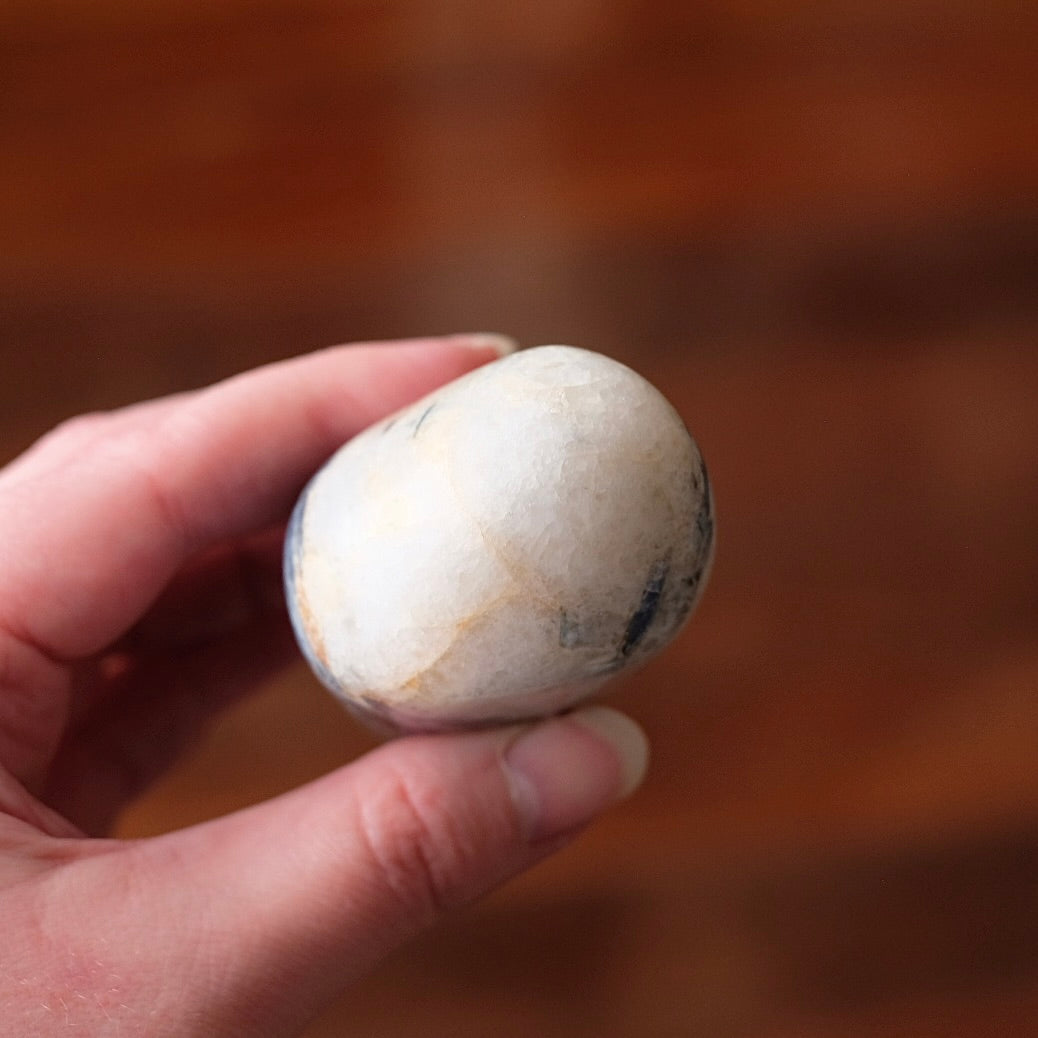Kyanite in Quartz Freeform | Polished Blue Kyanite