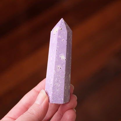 Phosphosiderite Point | Pink Phosphosiderite Crystal Point