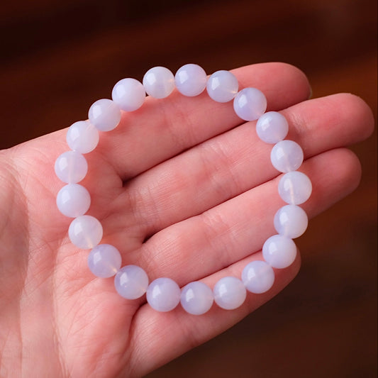 Lavender Moon Quartz Bracelet | Crystal Stretch Bracelet