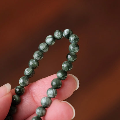 Seraphinite Bracelet | Crystal Stretch Bracelet