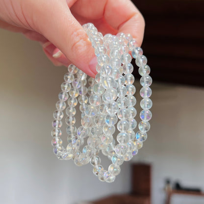 Angel Aura Quartz Bracelet | Crystal Stretch Bracelet