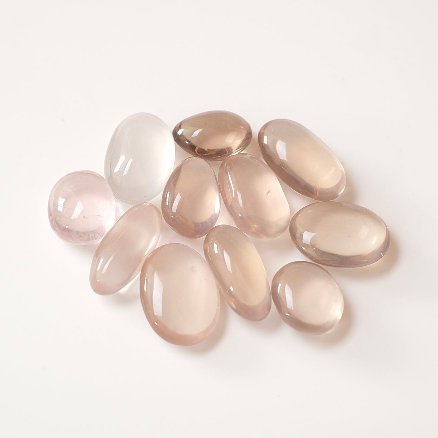 Champagne Rose Quartz | Star Rose Crystal Pocket Stones
