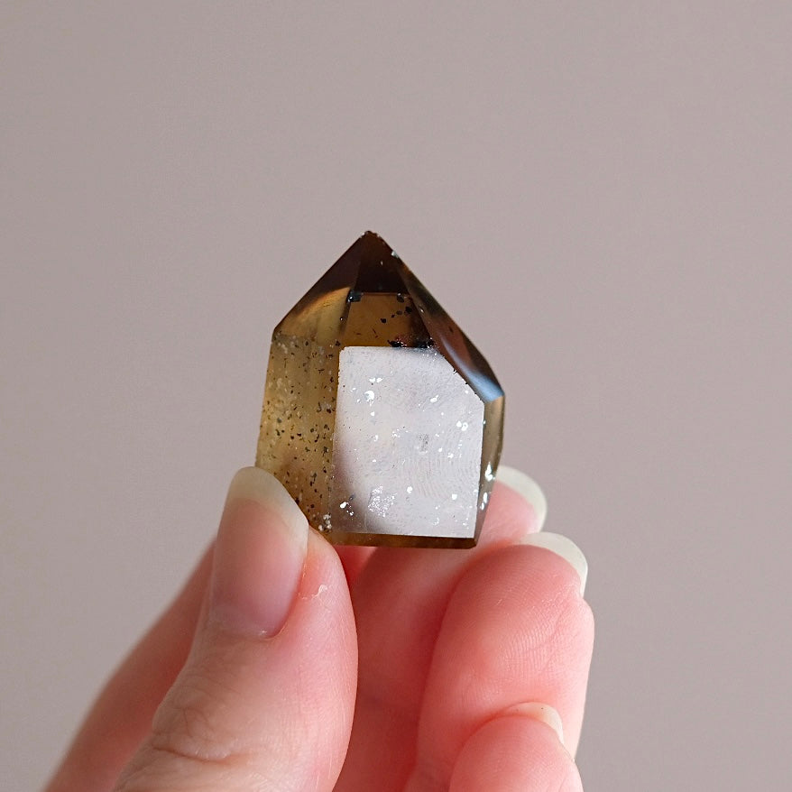 Rare Harlequin Citrine Point | Natural Cognac Citrine Crystal Tower