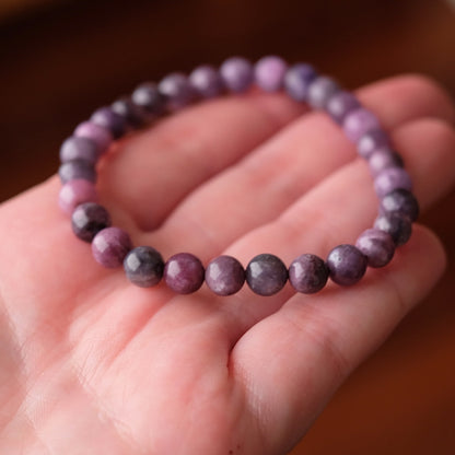 Natural Ruby Bracelet | Ruby Crystal Stretch Bracelet
