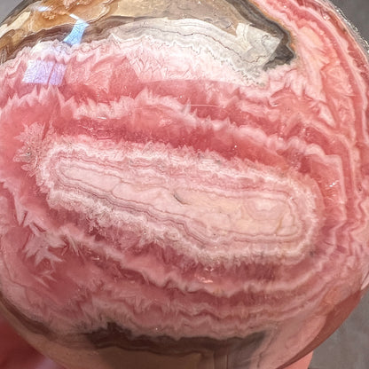 XL Rhodochrosite Sphere | Rhodochrosite Crystal Sphere
