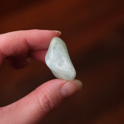 Mint Prehnite & Natrolite Pocket Stone | Tumbled Crystal