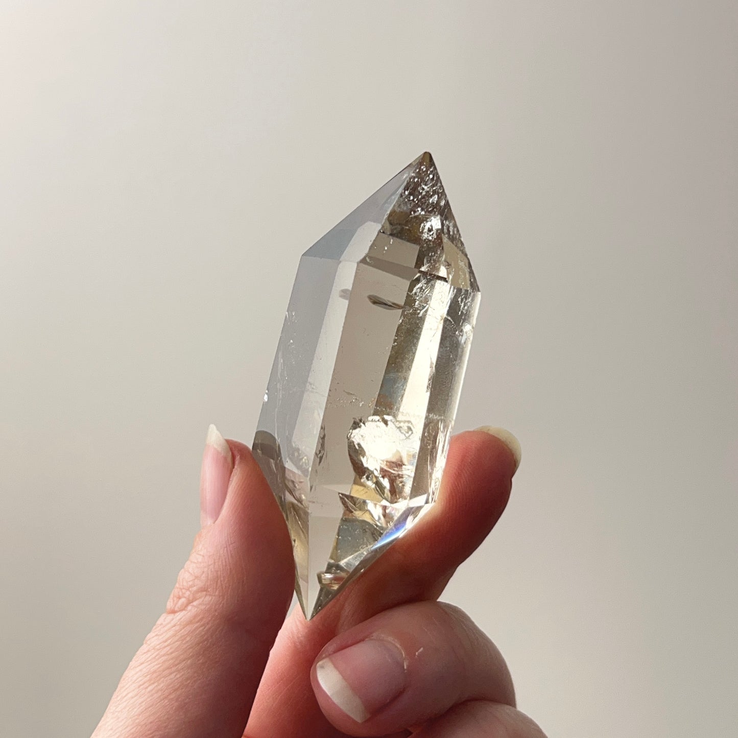 Smokey Citrine DT Point | Double Terminated Crystal Point