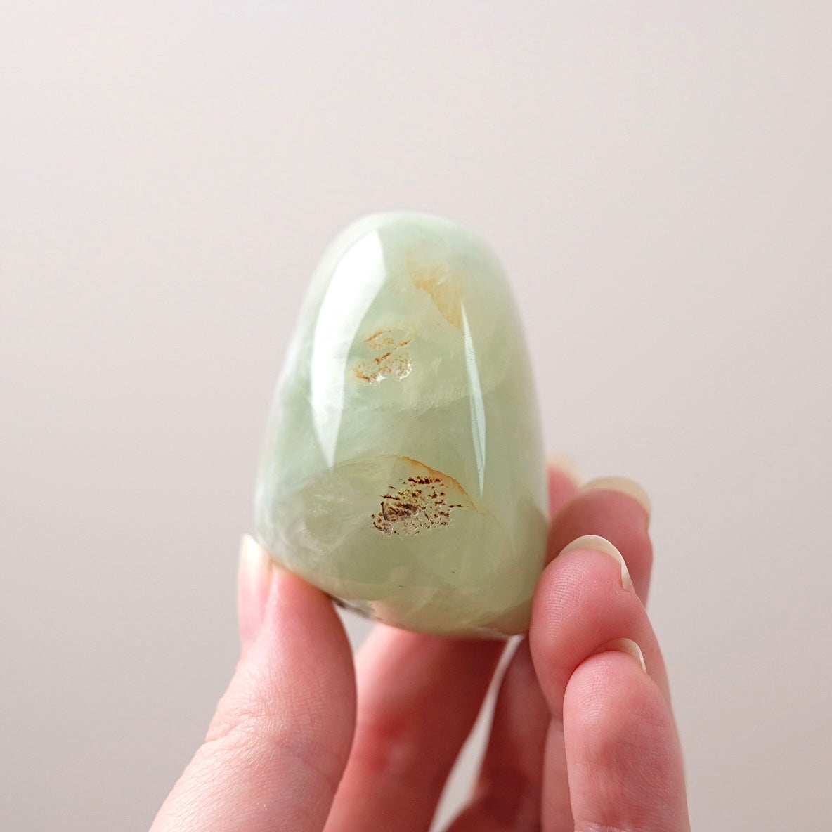 Australian Prehnite Freeform | Polished Prehnite Crystal
