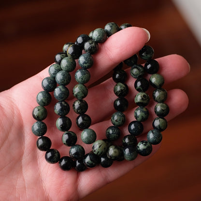 Kambaba Jasper Bracelet | Stromatolite Crystal Bracelet