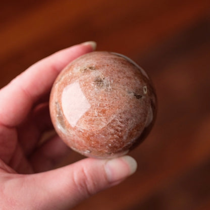 High Grade Sunstone Sphere | Sunstone Crystal Sphere