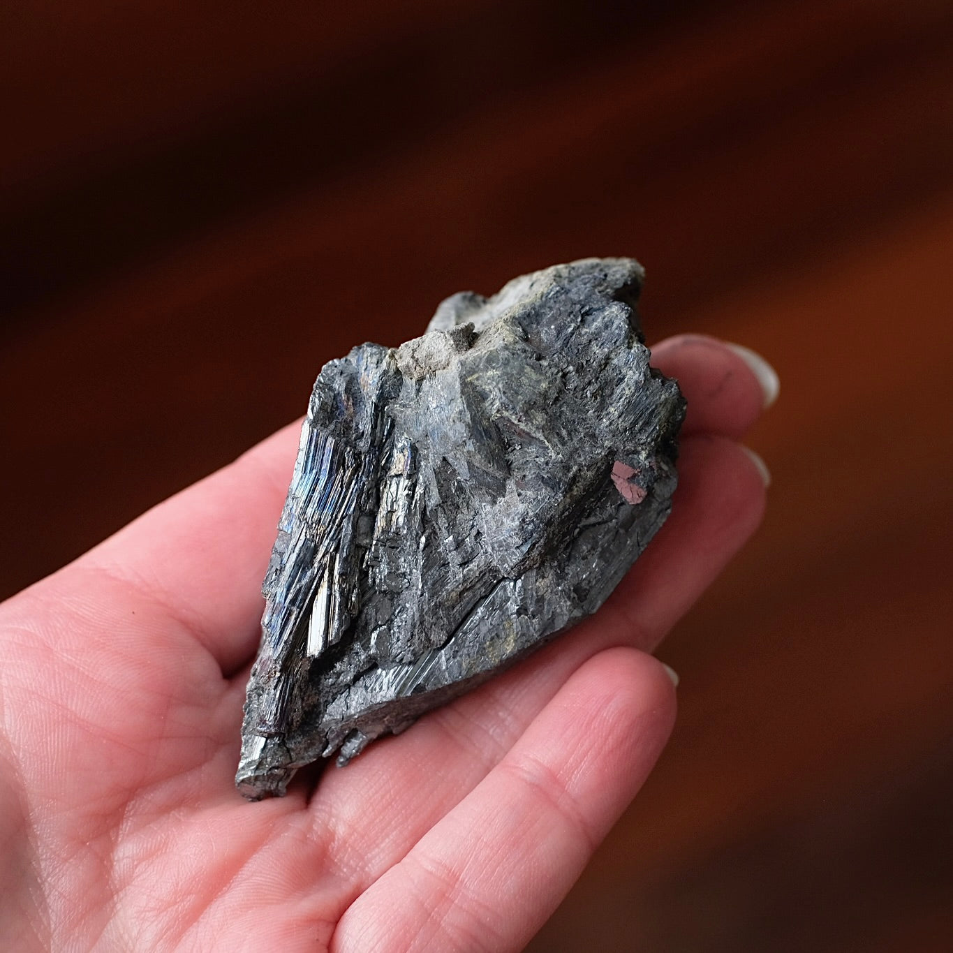 Stibnite Crystal Specimen | Raw Antimonite