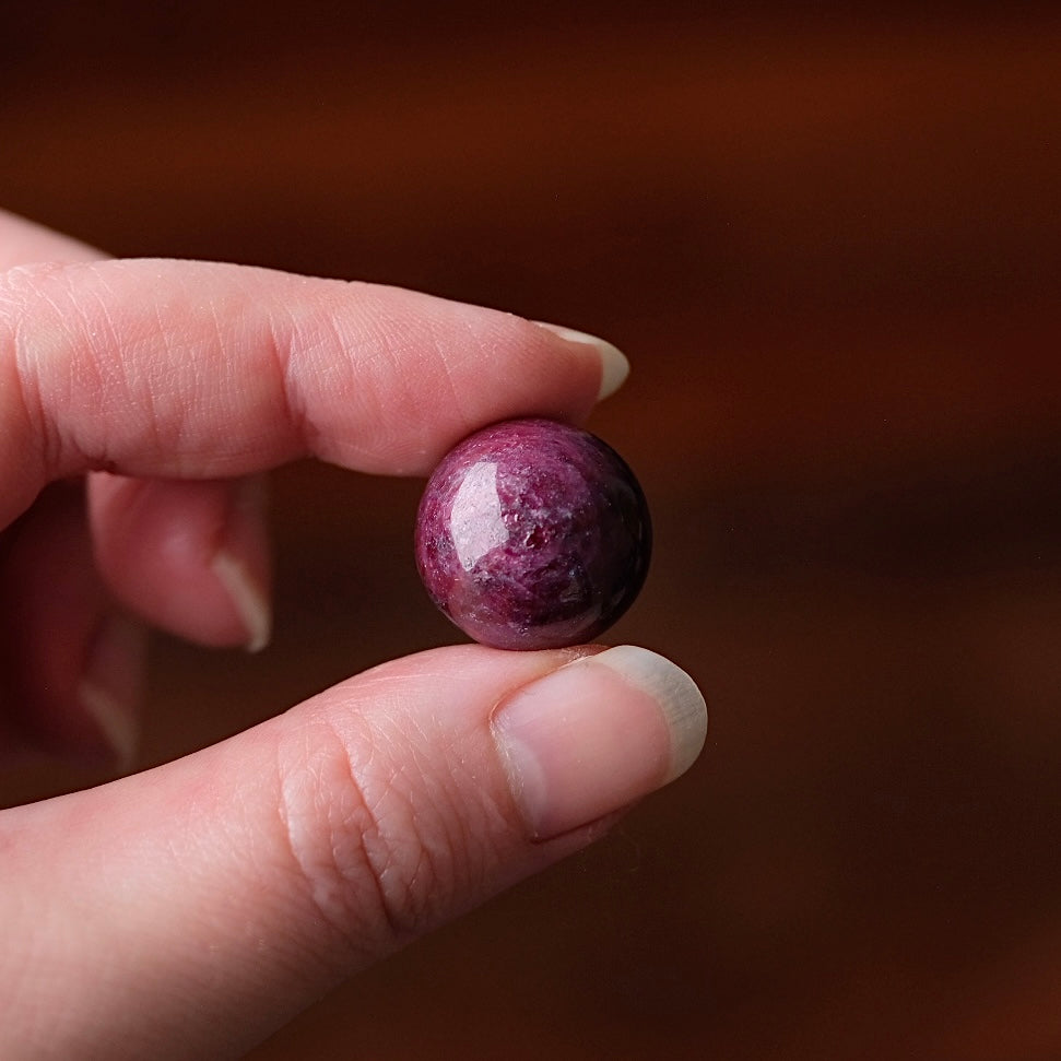 Natural Ruby Sphere | Ruby Zoisite Crystal Sphere