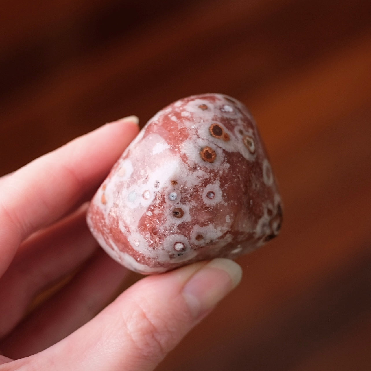 Raspberry Pink Amethyst Geode | Polished Pink Amethyst Crystal Specimen 6