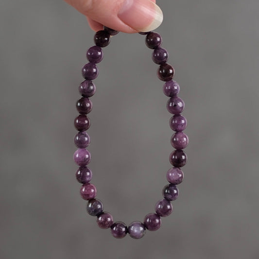 Natural Ruby Bracelet | Ruby Crystal Stretch Bracelet