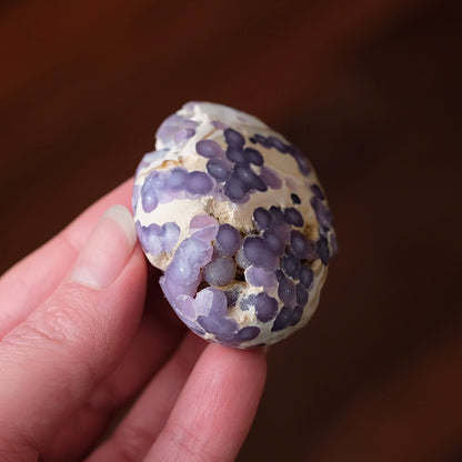 Grape Agate Palm | Grape Agate Crystal Palm Stone