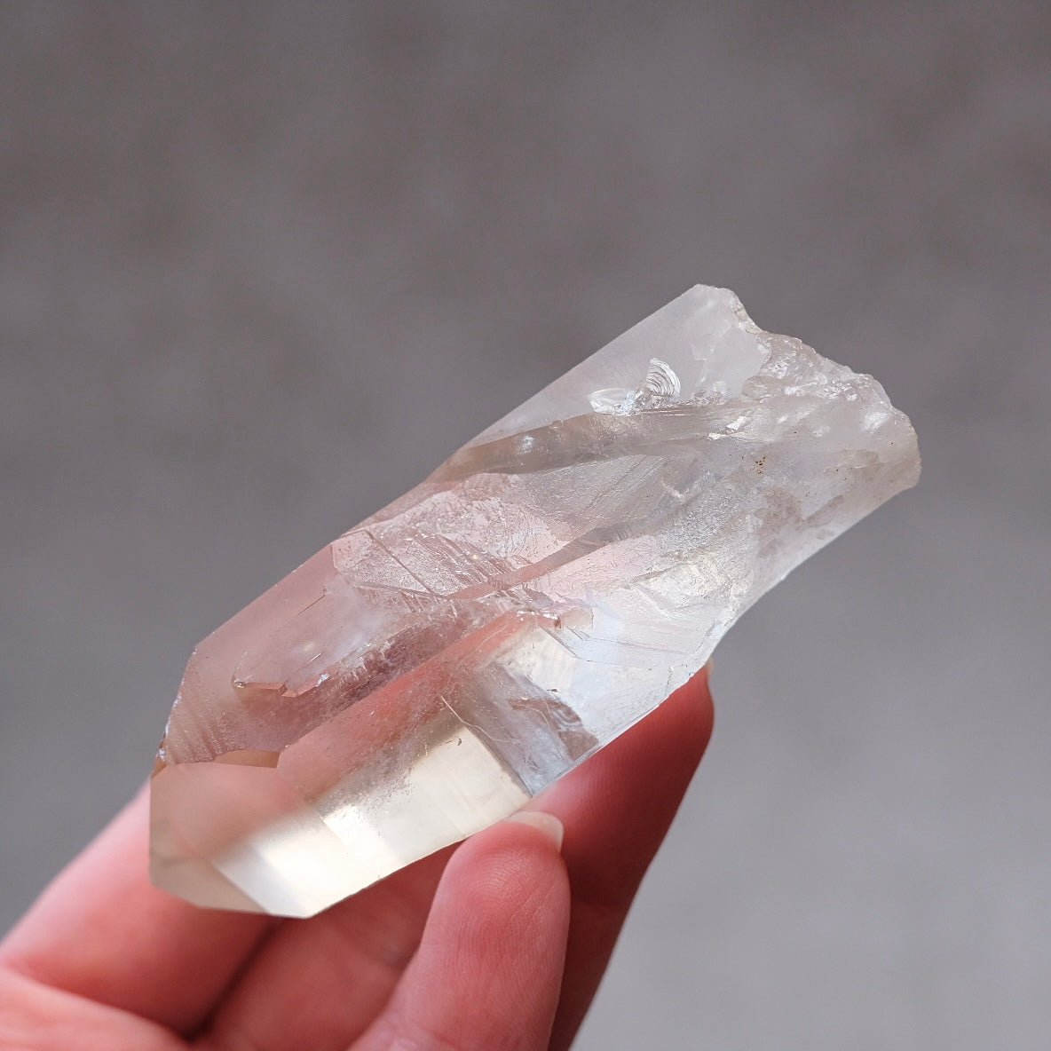 Smokey Lemurian Quartz Point | Lemurian Crystal Point With Keys