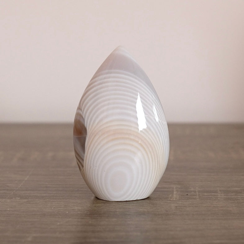 Flint Freeform | Banded Flint Crystal Flame