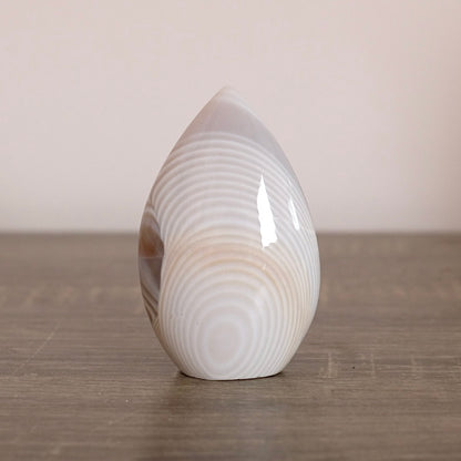 Flint Freeform | Banded Flint Crystal Flame
