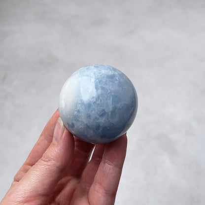 Blue Calcite Sphere | Calcite Crystal Sphere