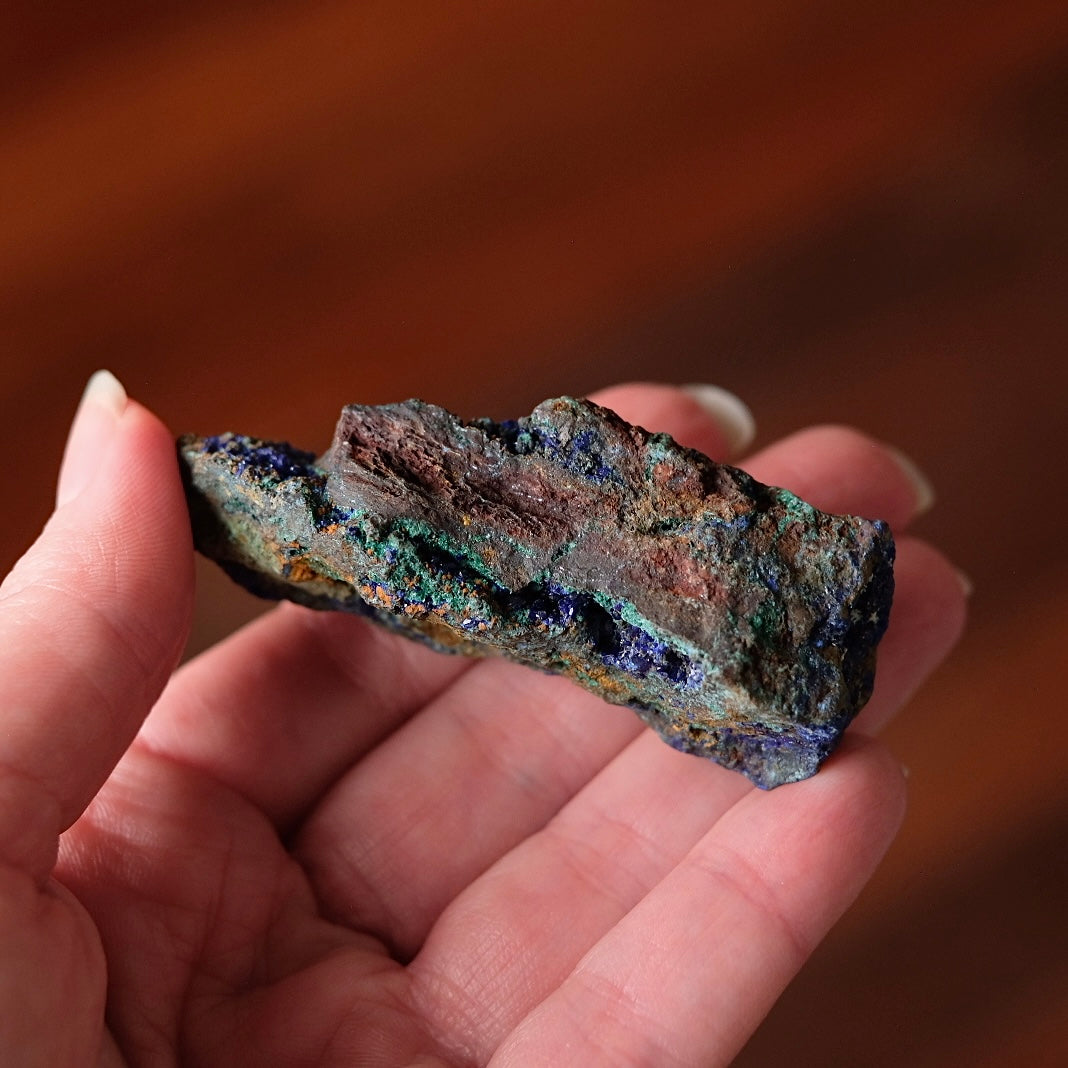 Azurite Malachite Specimen | Azurmalachite Raw Crystal