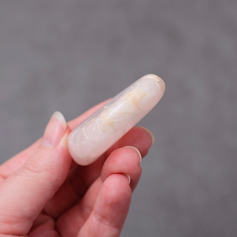 Australian Rose Quartz Palm | Rose Quartz Crystal Pocket Stone