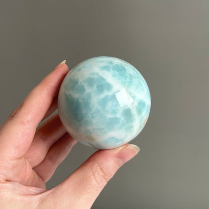 Blue Aragonite Sphere | Polished Aragonite Crystal Sphere