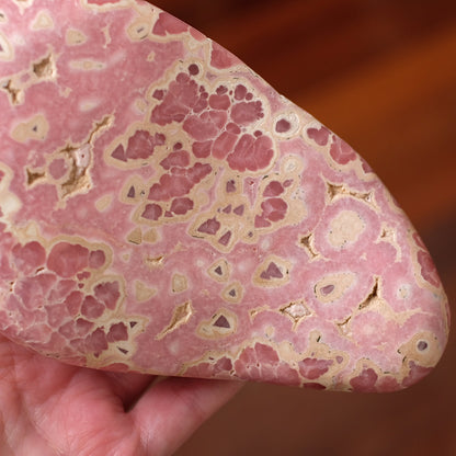 Rhodochrosite Freeform | Polished Rhodochrosite Crystal E