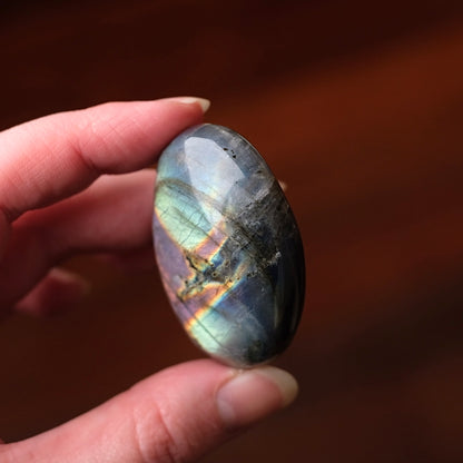 Purple Labradorite Palm | Sunset Labradorite Crystal Palm