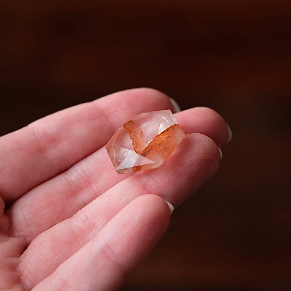 Fire Quartz Hexagon | Crystal Jewel | Star of David