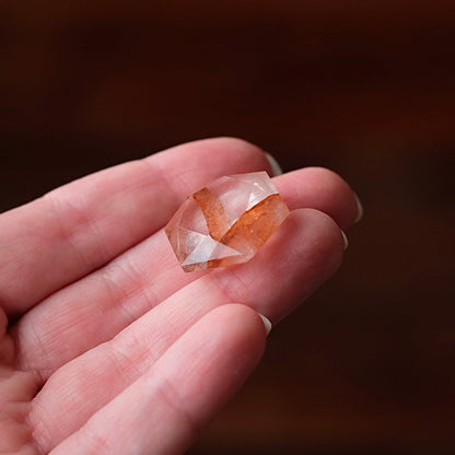 Fire Quartz Hexagon | Crystal Jewel | Star of David