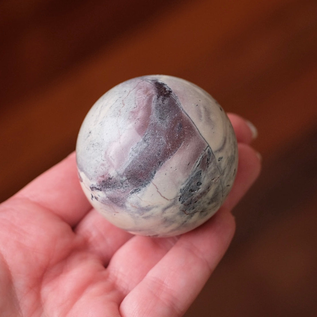 Porcelain Jasper Sphere | Rare Jasper Crystal Sphere