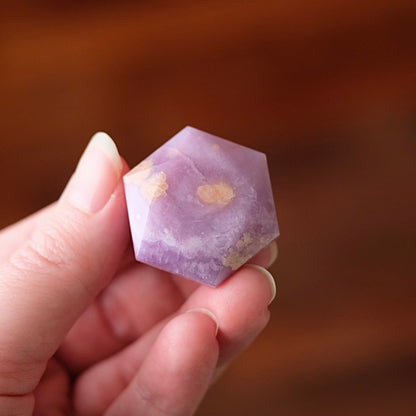 Lepidolite Hexagon | Crystal Jewel | Star of David