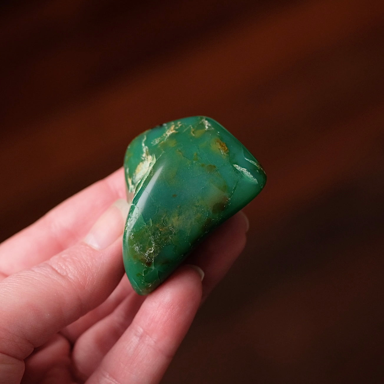 Australian Chrysoprase Freeform | Polished Chrysoprase Crystal