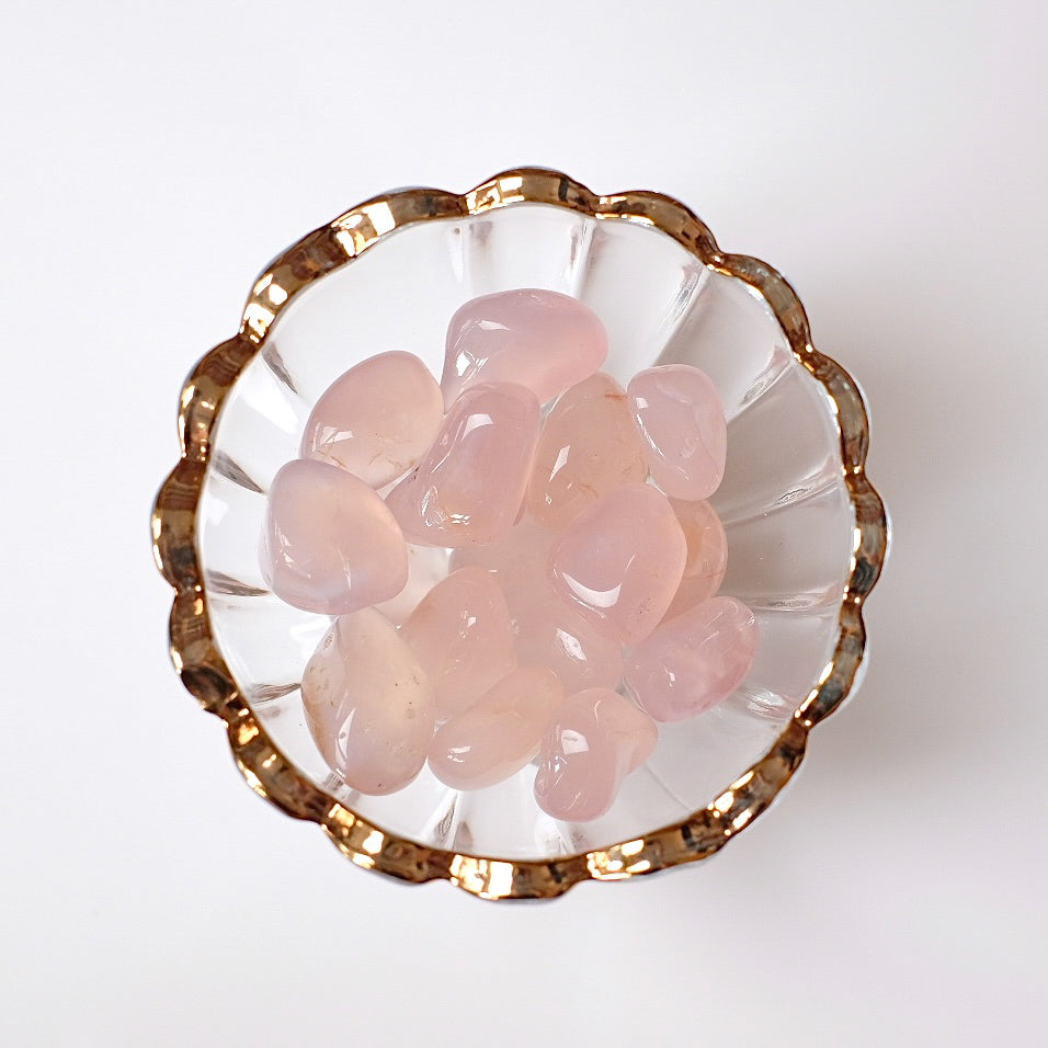 Pink Chalcedony Tumbles | Tumbled Crystal